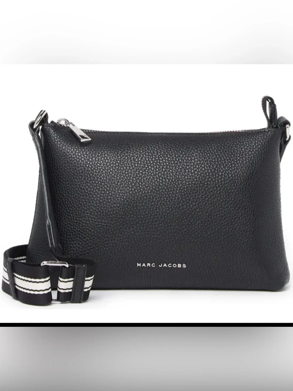 Marc Jacobs The Cosmo Black Leather Crossbody Bag